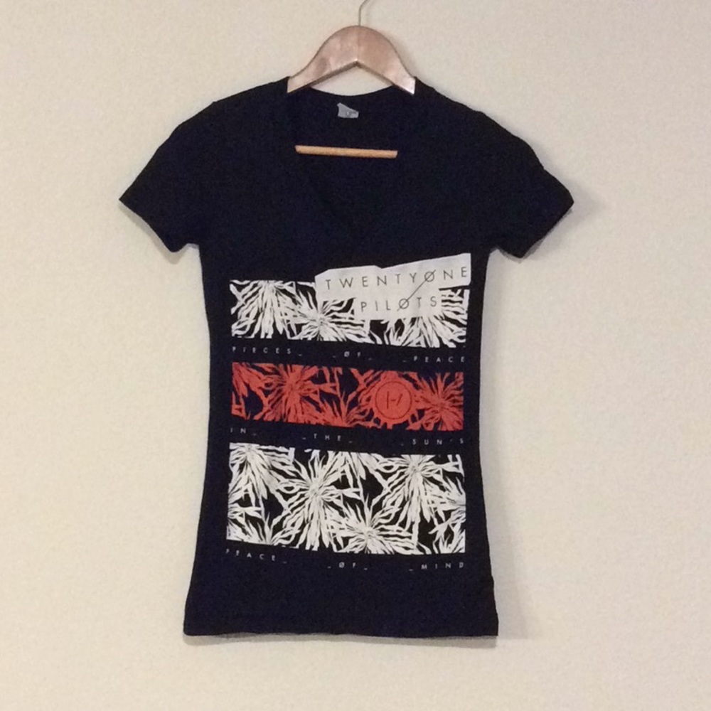 21 Pilots Band Graphic V neck T shirt